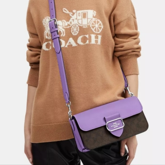 Coach NWT Morgan Signature  Crossbody - Picture 7 of 11